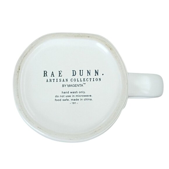 Rae Dunn Cancer Zodiac Mug Gold Lettering White Artisan Collection Coffee - Picture 6 of 7